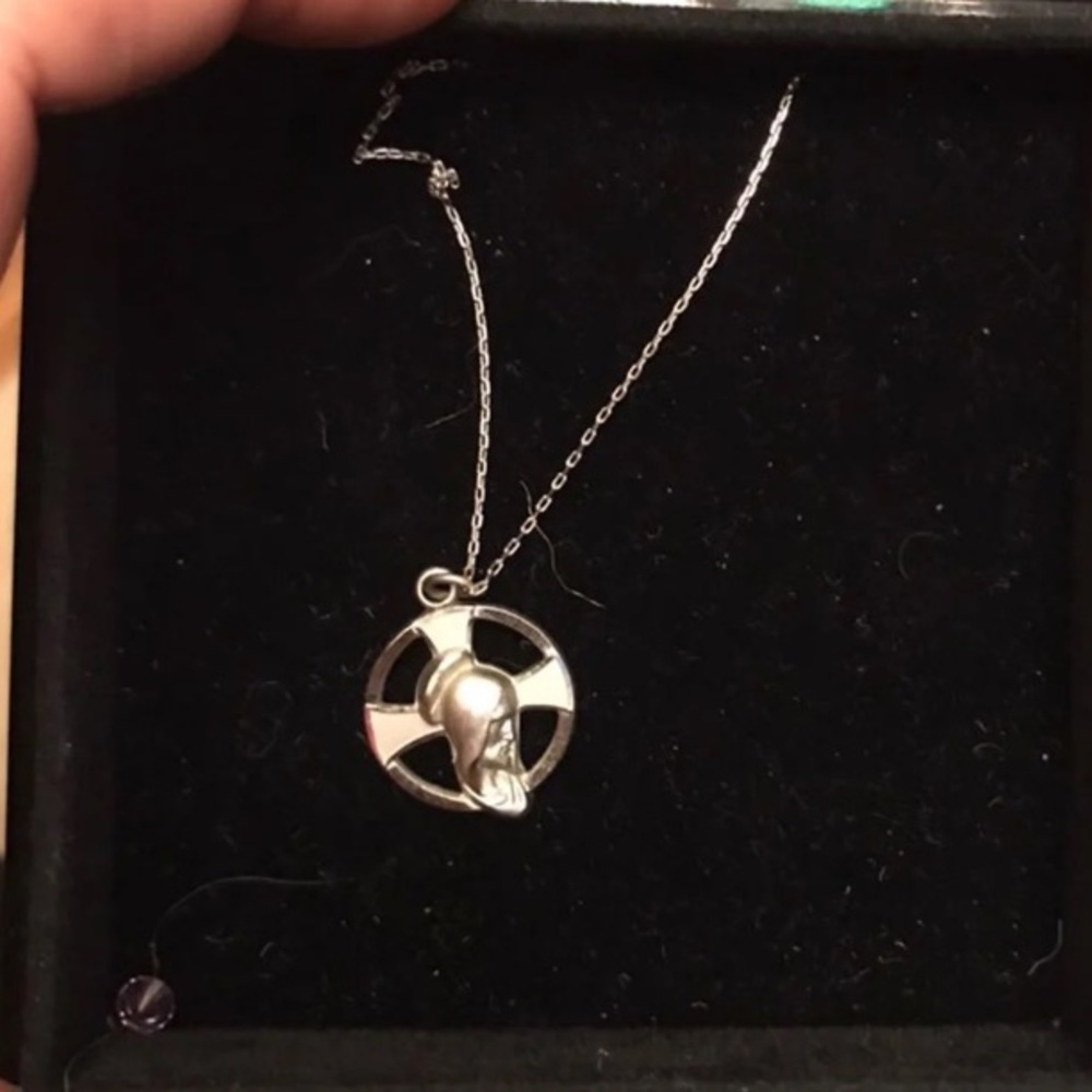 Solid Sterling Silver Religious Necklace - image 2
